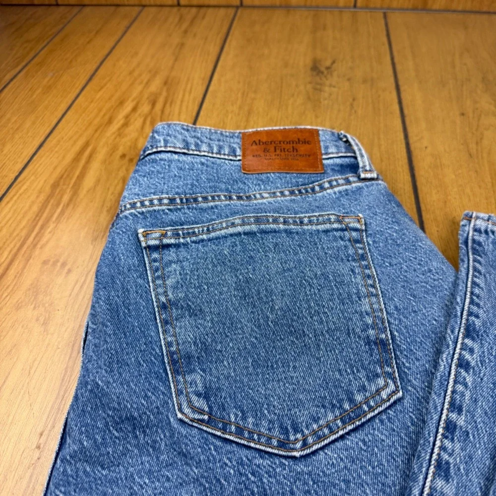 Abercrombie & Fitch Athletic Straight Vintage Stretch Jeans Blue 34x30 Mens